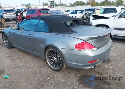 2005 BMW 645Ci z USA, uszkodzony, nr VIN WBAEK73475B328399